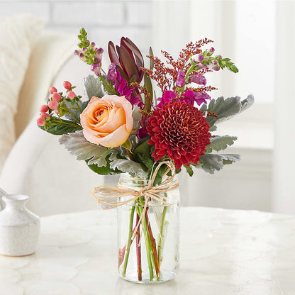 Moody Hues Bouquet –  Creative Florist, Cherry Valley MA
