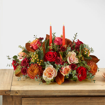 Gather Near Centerpiece –  Creative Florist, Cherry Valley MA