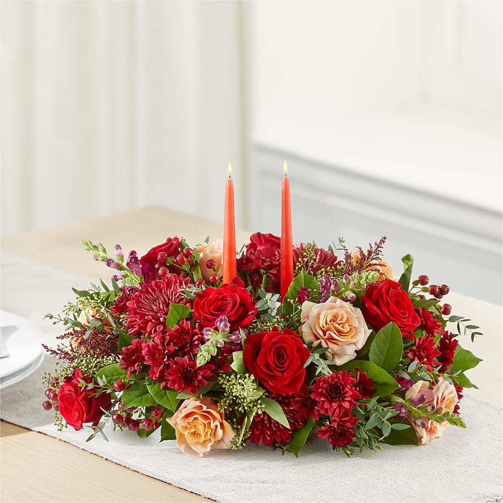 Most Thankful Centerpiece –  Creative Florist, Cherry Valley MA
