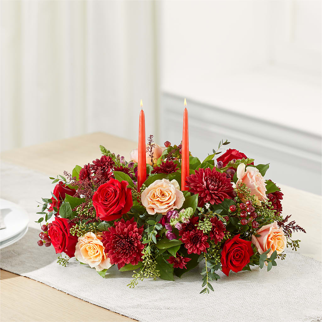 Most Thankful Centerpiece –  Creative Florist, Cherry Valley MA