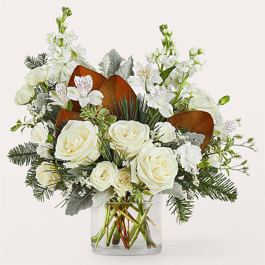 Fresh Snowfall Bouquet –  Creative Florist, Cherry Valley MA