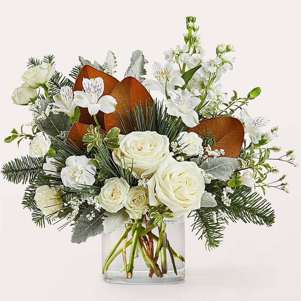 Fresh Snowfall Bouquet –  Creative Florist, Cherry Valley MA