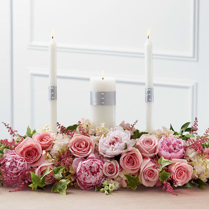 Worldwide Romance Unity Candle Arrangement –  Creative Florist, Cherry Valley MA