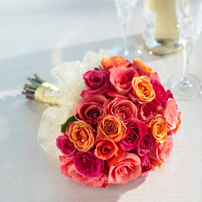 Sweet Roses Bouquet –  Creative Florist, Cherry Valley MA