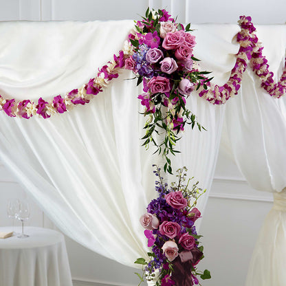 Color & Light Chuppah Decor –  Creative Florist, Cherry Valley MA
